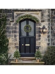 Lights4fun 50cm Dual Colour Micro LED Christmas Wreath - Image 5 of 6