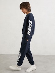 Reiss Navy Cory T-Shirt - Image 1 of 4