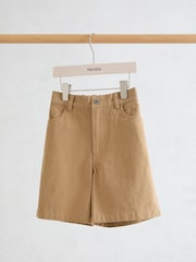 Reiss Sand Moby 3-9 yrs Cotton Twill Bermuda Shorts - Image 2 of 3