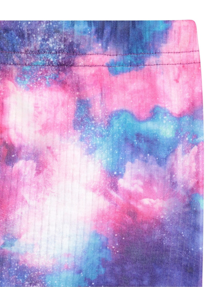 Mountain Warehouse Purple Talus Printed Baselayer-Top & Pants Set - Image 8 of 8