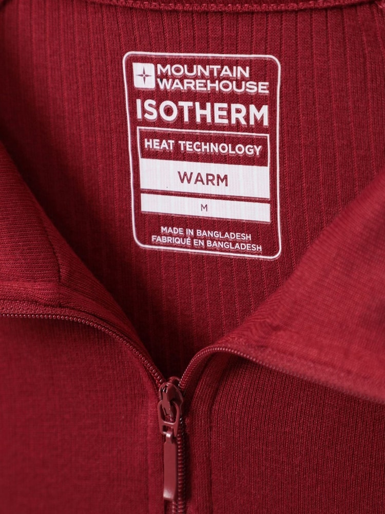Mountain Warehouse Red Talus Long Sleeved Zip Neck Top - Image 9 of 9 Mountain Warehouse Red Talus Long Sleeved Zip Neck Top - Image 9 of 9