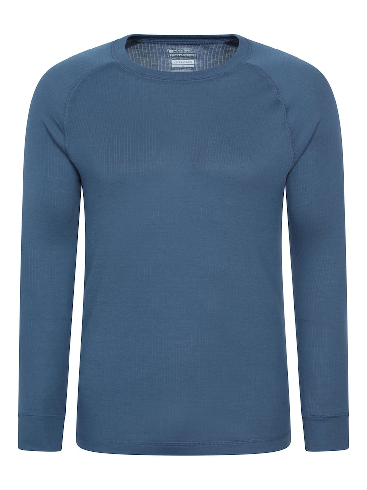 Mountain Warehouse Blue Thermal  Base Layer Top - Image 1 of 5 Mountain Warehouse Blue Thermal  Base Layer Top - Image 1 of 5