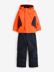 Mountain Warehouse Orange Ski Jacket and Joggers Set - Image 1 of 10