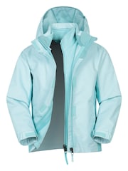 Mountain Warehouse Blue Lightning II  3 in 1 Waterproof Jacket - Image 1 of 6