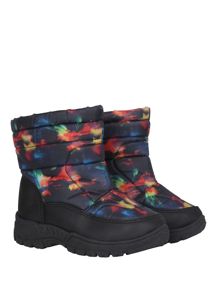 Mountain Warehouse Red Caribou Printed Snow Boots - Image 1 of 7 Mountain Warehouse Red Caribou Printed Snow Boots - Image 1 of 7