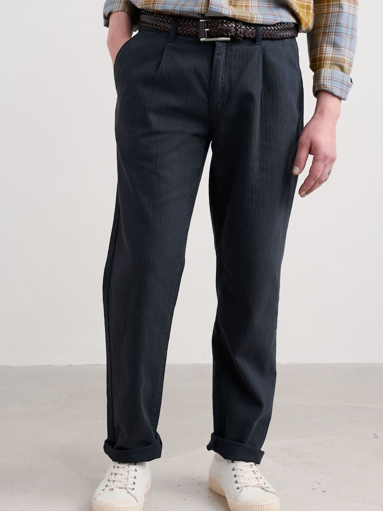 Seasalt Cornwall Blue Helmsman Short Trousers - Image 1 of 5