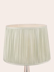 Laura Ashley Green Hemsley Pleated Silk Empire Easyfit Lamp Shade - Image 3 of 7