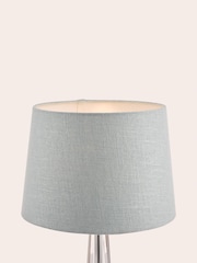 Laura Ashley Blue Bacall Linen Easyfit Lamp Shade - Image 3 of 10