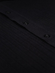 Luke 1977 Dalwood Knitted Black Polo Shirt - Image 6 of 6