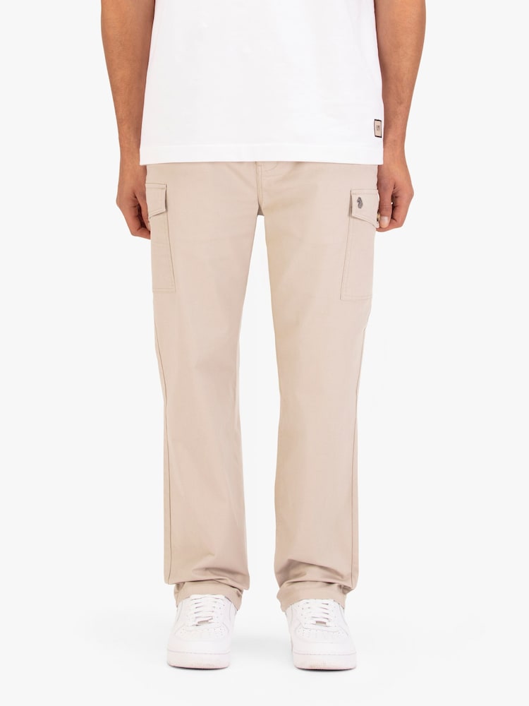 Luke 1977 Relaxed Future Cargo Black Trousers - Image 1 of 7 Luke 1977 Relaxed Future Cargo Black Trousers - Image 1 of 7