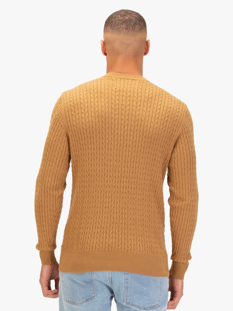 Luke 1977 The Hamptons Knitted Jumper Dark Green - Image 2 of 6 Luke 1977 The Hamptons Knitted Jumper Dark Green - Image 2 of 6