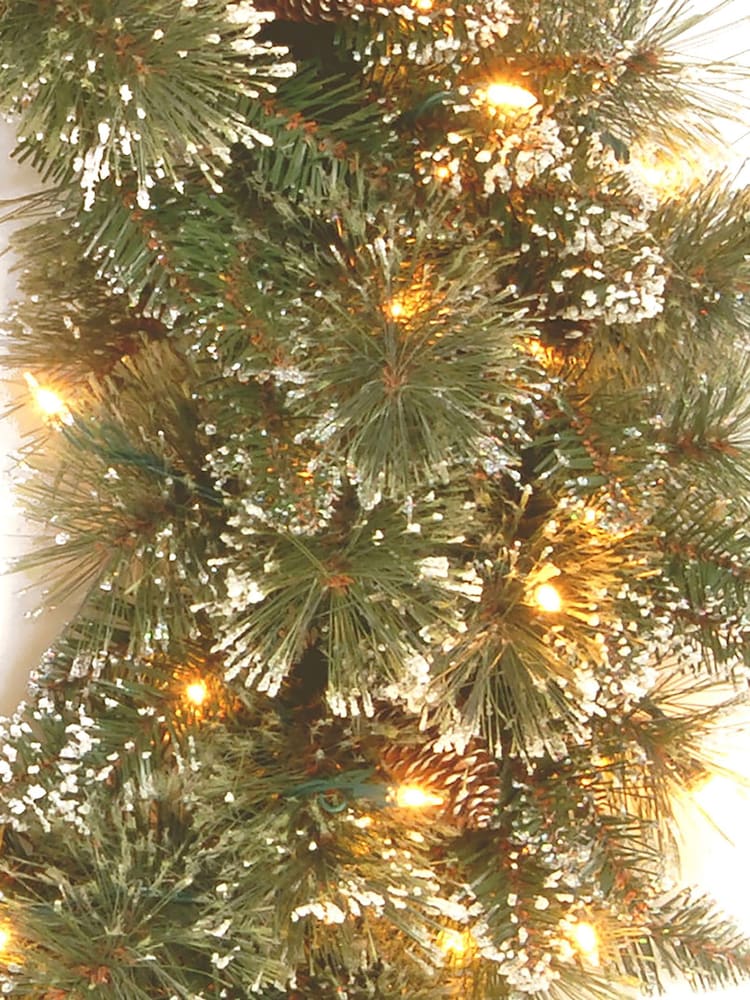 Premier Decorations Ltd 60cm Prelit Glittery Wreath 50 LEDs - Image 2 of 2 Premier Decorations Ltd 60cm Prelit Glittery Wreath 50 LEDs - Image 2 of 2