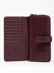 Lakeland Leather Red Newby Tab Purse - Image 3 of 5