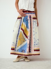 Nautical Print - Katoenen midirok - Afbeelding 2 van 9