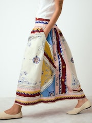 Nautical Print - Katoenen midirok - Afbeelding 3 van 9