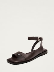 Alohas Brown Tebas Leather Sandals - Image 2 of 5