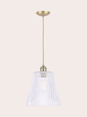 Laura Ashley Brass Callaghan Large Ceiling Light - Image 3 of 4