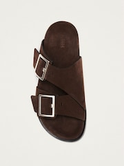 Alohas Brown Alba Leather Sandals - Image 3 of 6
