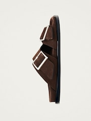 Alohas Brown Alba Leather Sandals - Image 4 of 6