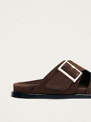 Alohas Brown Alba Leather Sandals - Image 5 of 6