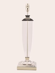 Laura Ashley Chrome Carson Crystal Table Large Lamp - Image 3 of 5