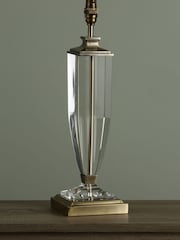 Laura Ashley Brass Carson Crystal Table Large Lamp - Image 1 of 6