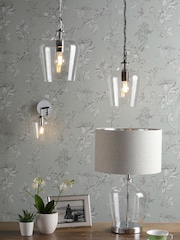Laura Ashley Clear Ockley Touch Table Lamp - Image 3 of 5