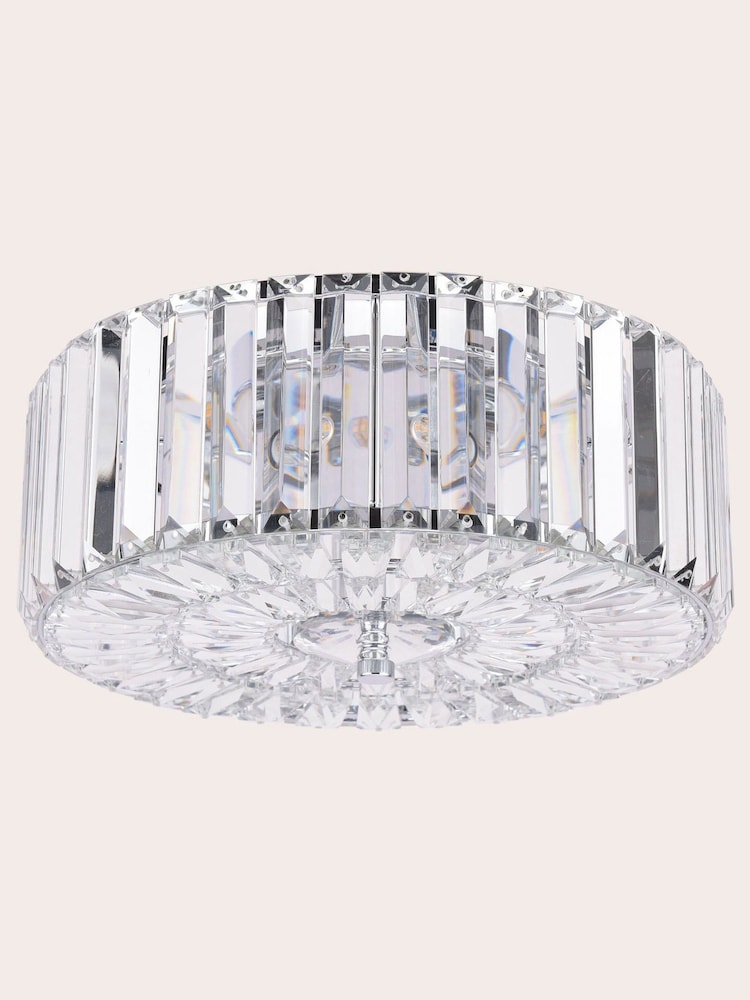 Laura Ashley Clear Fernhurst Flush Fitting Ceiling Light - Image 5 of 5 Laura Ashley Clear Fernhurst Flush Fitting Ceiling Light - Image 5 of 5