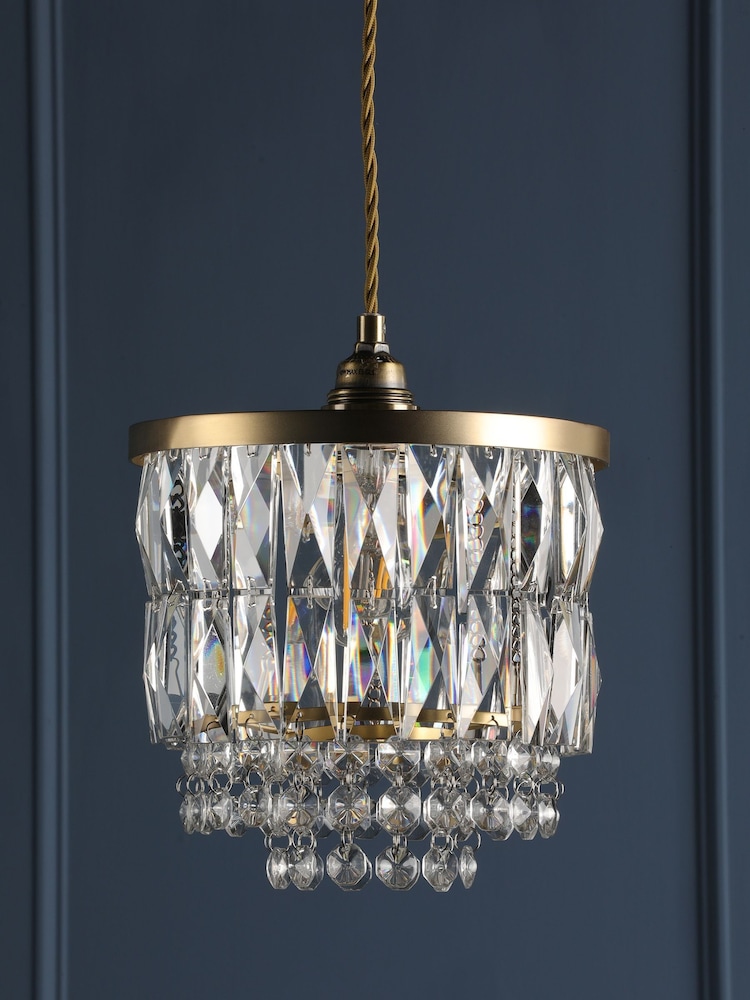 Laura Ashley Brass Rhosill Easyfit Shade Ceiling Light - Image 2 of 5 Laura Ashley Brass Rhosill Easyfit Shade Ceiling Light - Image 2 of 5
