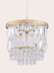Laura Ashley Brass Rhosill Easyfit Shade Ceiling Light - Image 5 of 5
