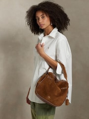 Polo Ralph Lauren Brown Leather Large Satchel Bag - Image 1 of 6