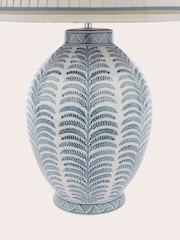 Laura Ashley Blue Stannard Table Lamp - Image 7 of 7