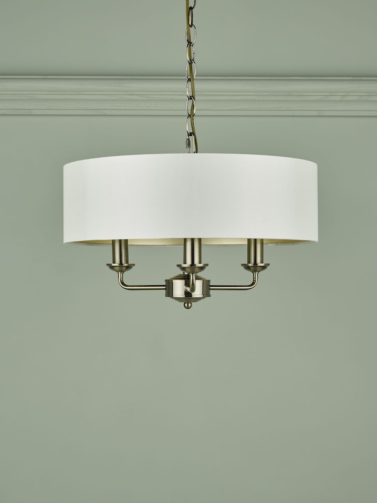 Laura Ashley Brass Sorrento Ceiling Light - Image 1 of 5 Laura Ashley Brass Sorrento Ceiling Light - Image 1 of 5