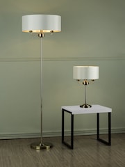 Laura Ashley Brass Sorrento Floor Lamp - Image 1 of 4