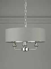 Laura Ashley Charcoal Sorrento Ceiling Light - Image 2 of 6