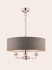 Laura Ashley Charcoal Sorrento Ceiling Light - Image 3 of 6