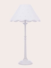 Laura Ashley White Cordwell Table Lamp - Image 4 of 7