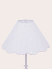 Laura Ashley White Cordwell Table Lamp - Image 5 of 7