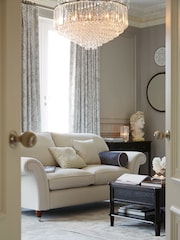 Laura Ashley Brass Vienna 5 Light Flush Ceiling Light - Image 5 of 6