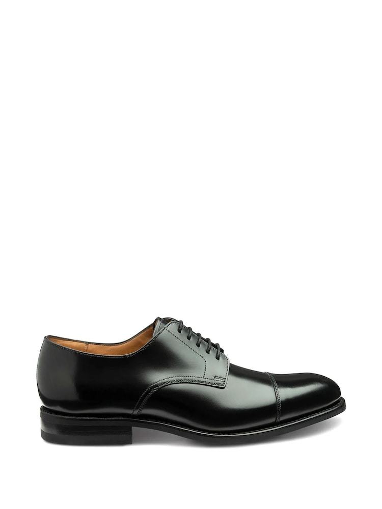 Loake Leather Derby Toe Black Shoes - Image 1 of 3 Loake Leather Derby Toe Black Shoes - Image 1 of 3