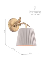 Laura Ashley Brass Egelton Wall Light - Image 4 of 7