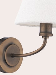 Laura Ashley Antique Brass Denston Wall Light - Image 7 of 8