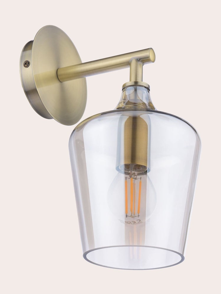 Laura Ashley Antique Brass Ockley Wall Light - Image 5 of 5 Laura Ashley Antique Brass Ockley Wall Light - Image 5 of 5