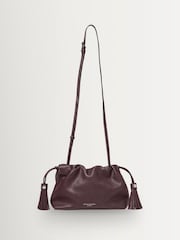 Aspinal of London Red Hudson Large Pebble Pouch - Image 2 of 4