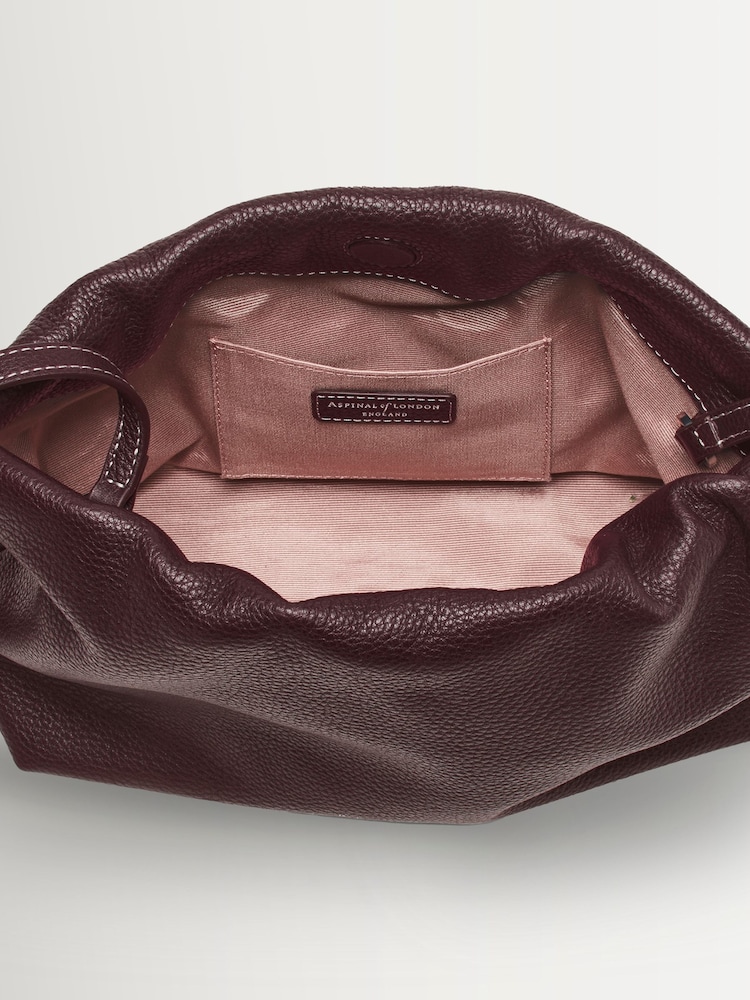 Aspinal of London Red Hudson Large Pouch Pebble - Image 4 of 4 Aspinal of London Red Hudson Large Pouch Pebble - Image 4 of 4