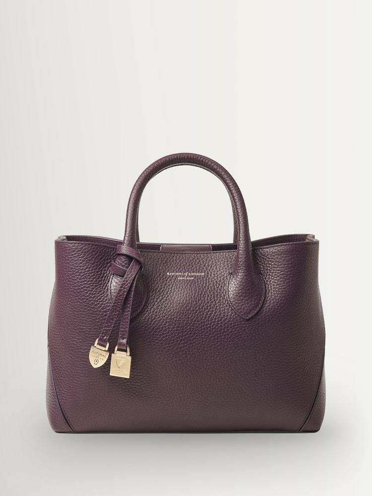 Aspinal of London Purple Midi Tote - Image 5 of 5 Aspinal of London Purple Midi Tote - Image 5 of 5