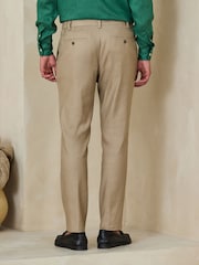 石感灰 - Motionflex Linen TENCEL™ Lyocell Blend Smart Trousers - 圖片 3，共 4
