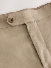 Stone Muscle Fit Motionflex Linen TENCEL™ Lyocell Blend Smart Trousers - Image 8 of 11
