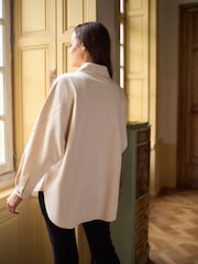 Seraphine Ivory Maternity Overshirt - Image 2 of 6