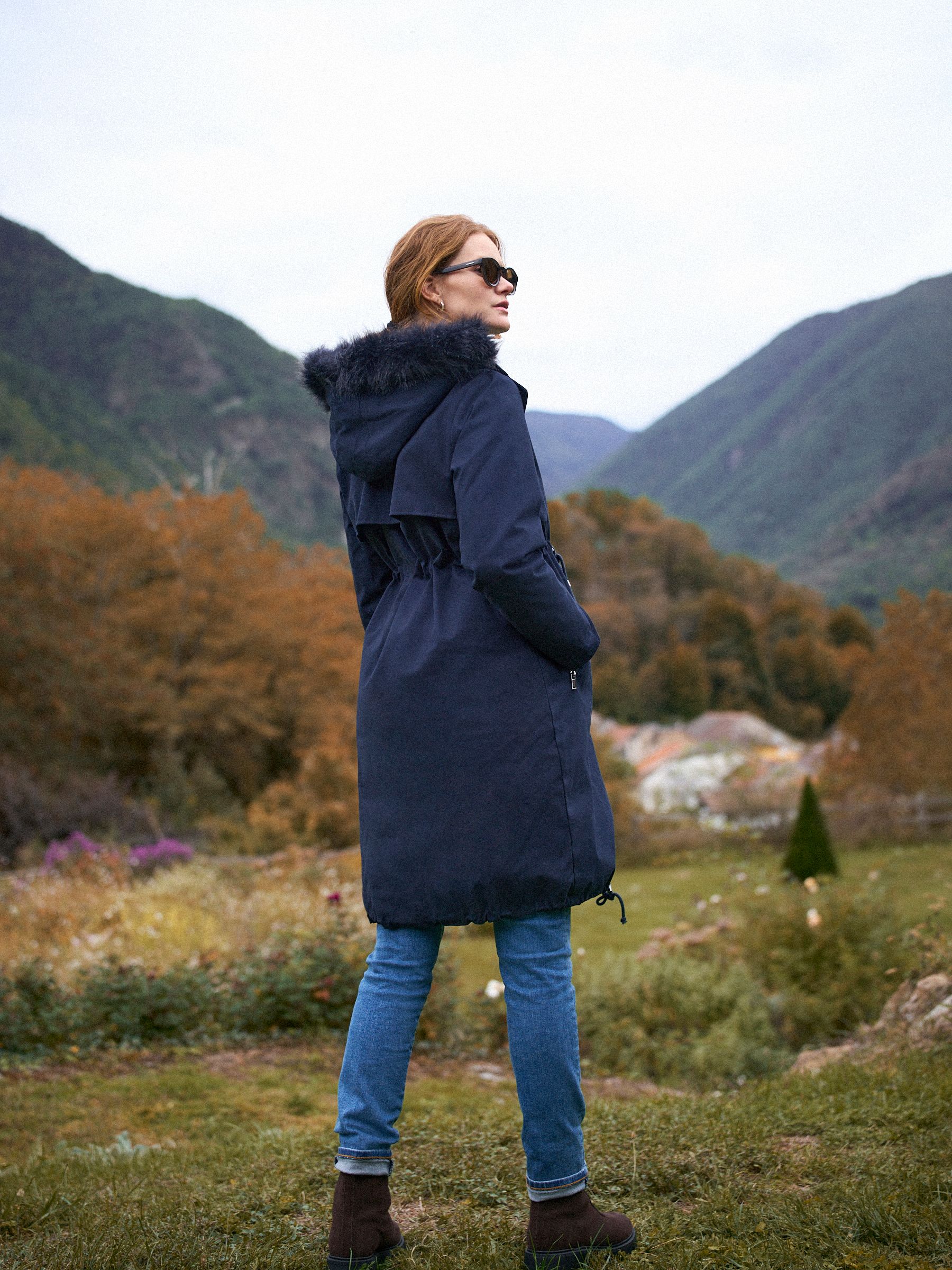 Buy Seraphine Navy Blue Premium Sub-Zero Down Filled 3-In-1